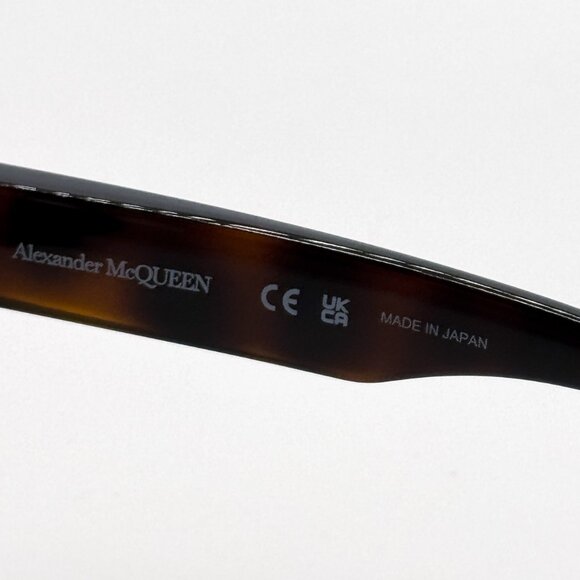 NEW ALEXANDER MCQUEEN AM0430S 005 UNISEX BROWN SUNGLASSES ALEXANDER MCQUEEN